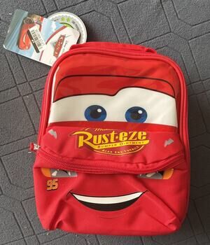 Disney/Pixar Cars Lightning McQueen Red Insulated BPA Free Zipper Lunch Bag